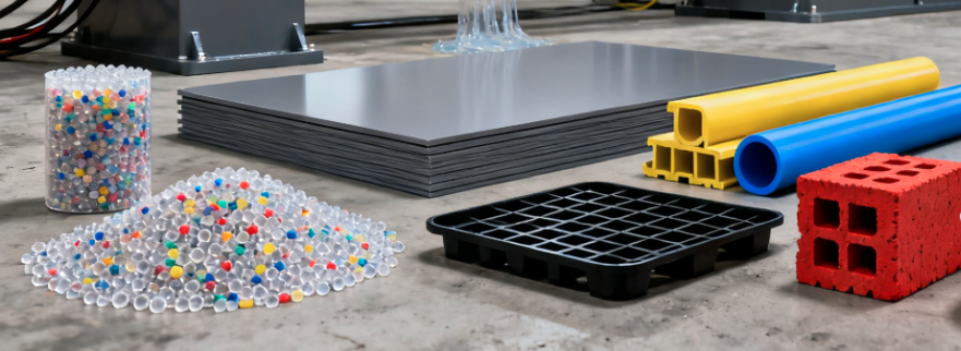 Products You Can Make with Recycling Extruders Продукты, которые можно производить с помощью экструдеров для переработки